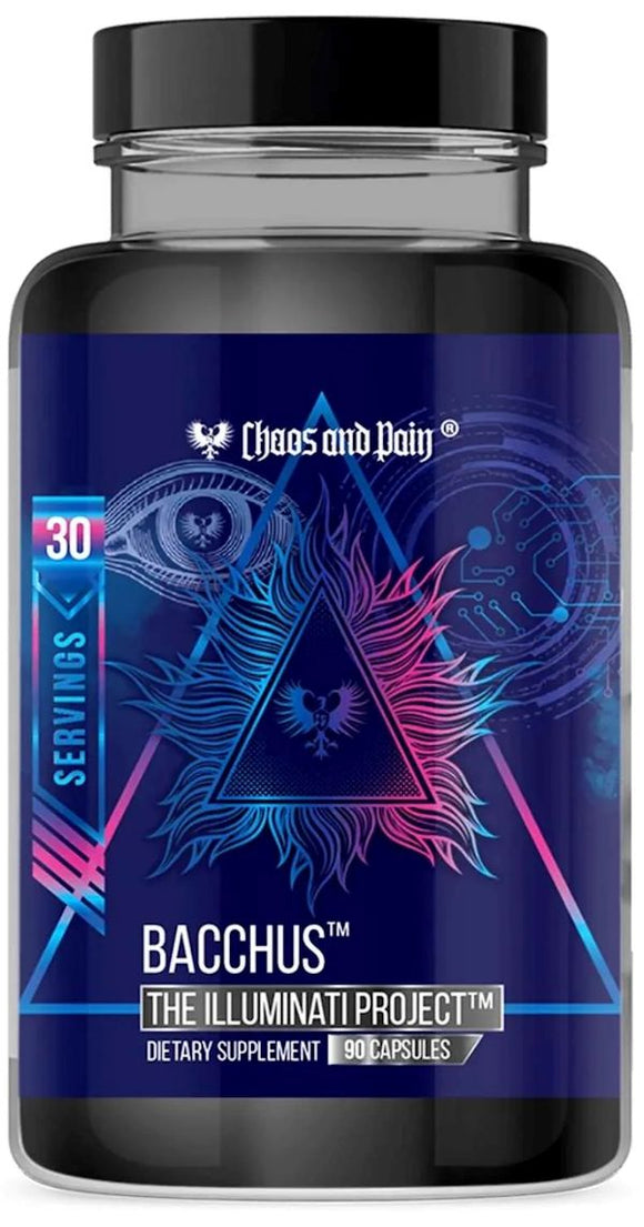 Chaos and Pain Bacchus 90 Caps|Fat Burner|Mass For Life|