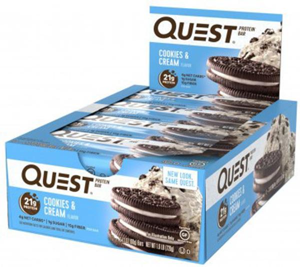 Quest Bars Quest 12 box