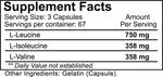 NutraKey BCAA Caps fact