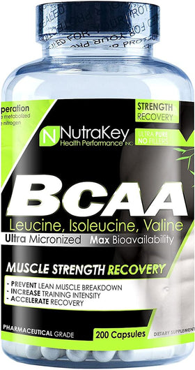 NutraKey BCAA 200 caps|BCAA|Mass For Life|