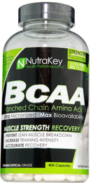 NutraKey BCAA 400 Capsules|BCAA|Mass For Life|