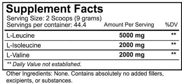 NutraKey BCAA Powder 400 gms|BCAA|Mass For Life|