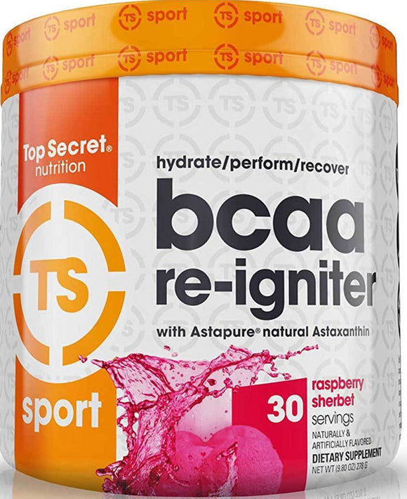 Top Secret Nutrition BCAA Re-Igniter 30 servings|BCAA|Mass For Life|