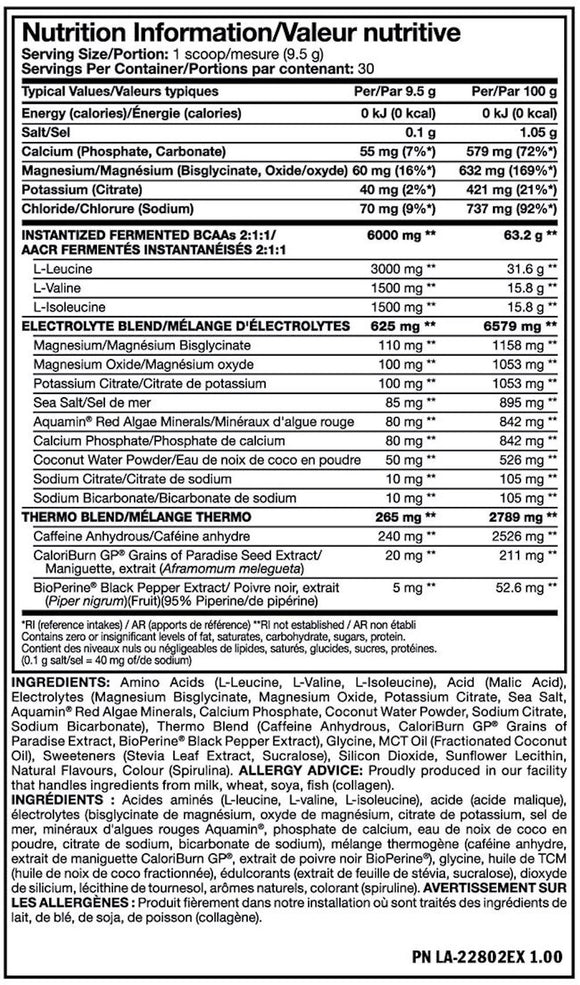 Mutant BCAA Thermo 30 Servings|BCAA|Mass For Life|