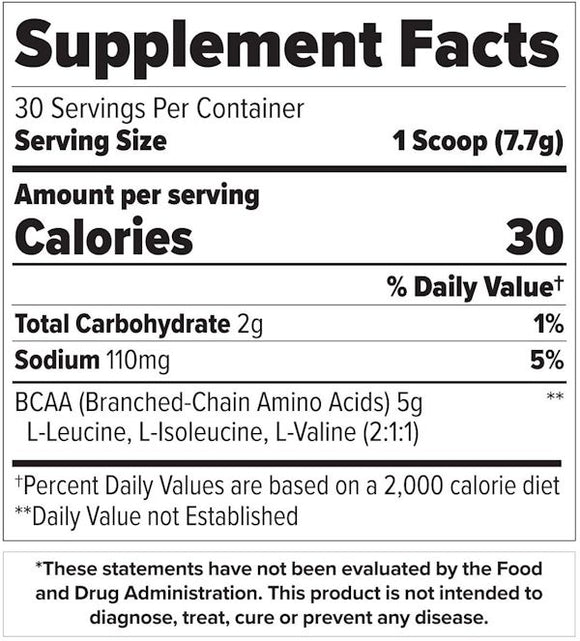 Finaflex Pure BCAA 2:1:1 Premium Ratio|BCAA|Mass For Life|