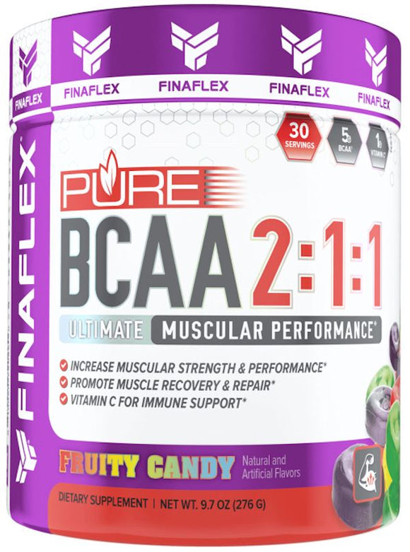 Finaflex Pure BCAA 2:1:1 Premium Ratio|BCAA|Mass For Life|