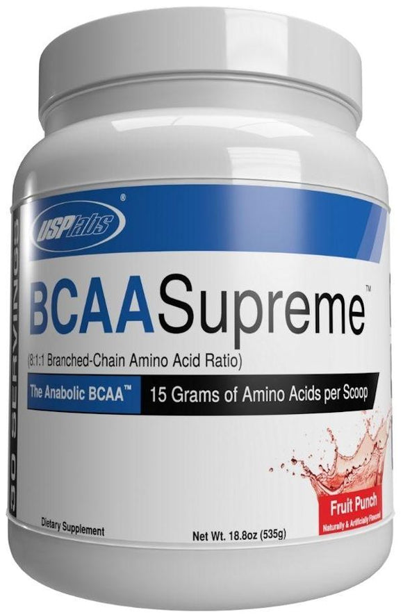 USP Labs BCAA Supreme Powder 8:1:1 Ratio 30 Servings|BCAA|Mass For Life|