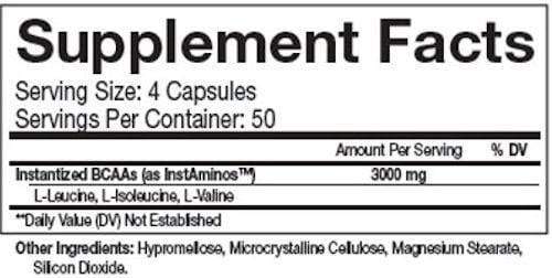 Beast Sports Nutrition BCAA 2:1:1 200 Capsules|BCAA|Mass For Life|