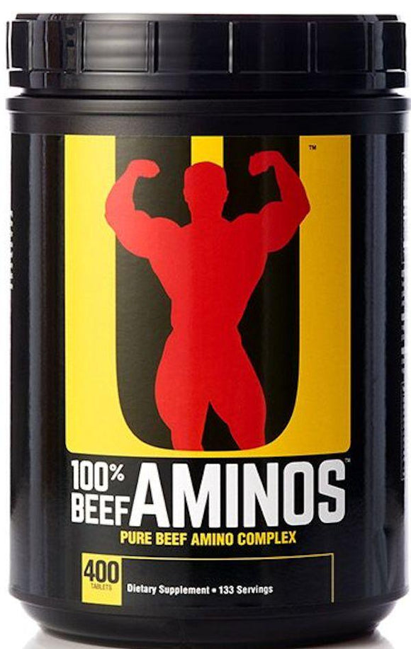 Universal Nutrition 100% Beef Aminos 400 tabs|Amino Acids|Mass For Life|