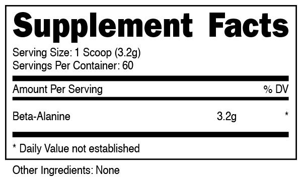 Bucked Up Beta-Alanine 60 servings