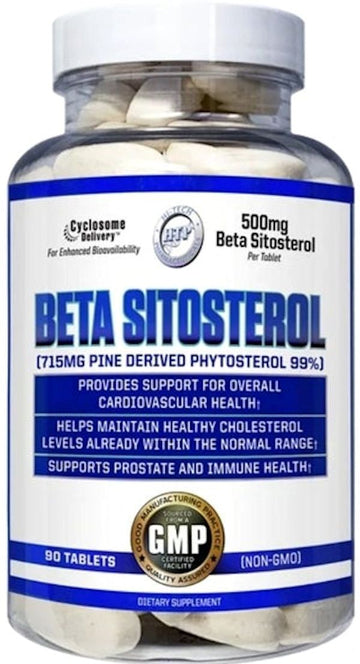 Hi-Tech Pharmaceuticals Beta Sitosterol 90 Tablets|Health|Mass For Life|