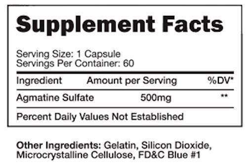 BetaLabs Agapure 60 Caps|Agmatine|Mass For Life|