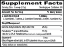 Betancourt Nutrition Carnitine Plus 60 servings|Carnitine|Mass For Life|