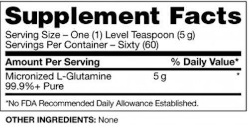 Betancourt Nutrition Glutamine 60 serving|Glutamine|Mass For Life|