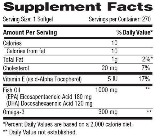 Betancourt Nutrition Omega-3 EFA-Stack 270 softgels|Omega 3|Mass For Life|