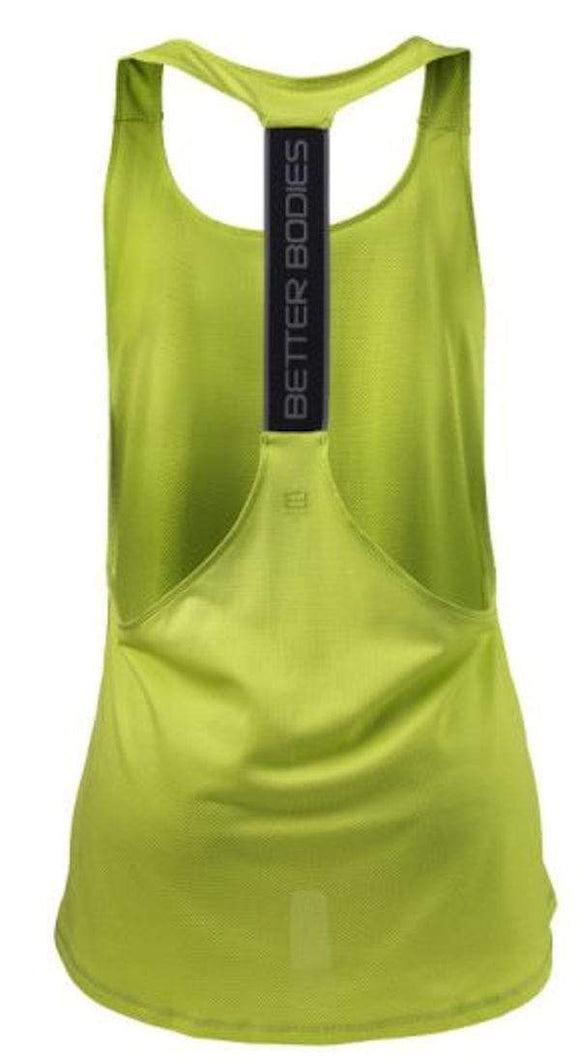 Better Bodies Women's Athlete Mesh Tank Lime (Discontinue Limited Supply)|Women's Clothing|Mass For Life|
