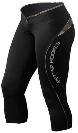 Better Bodies Shaped 3/4 Tights Black/Camoprint