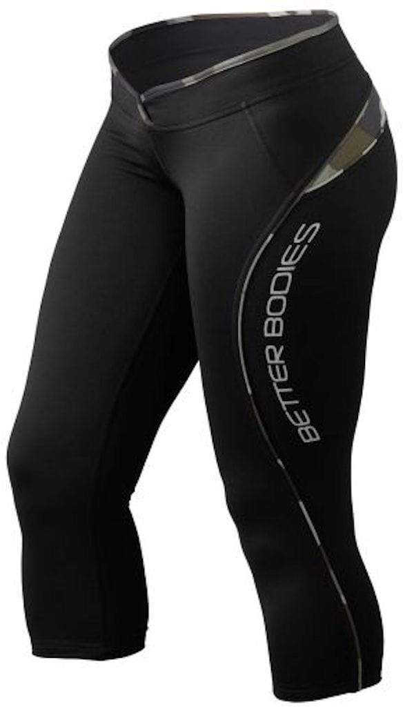 Better Bodies Women's Clothing Large Better Bodies Shaped 3/4 Tights Black/Camoprint (code: 20off)