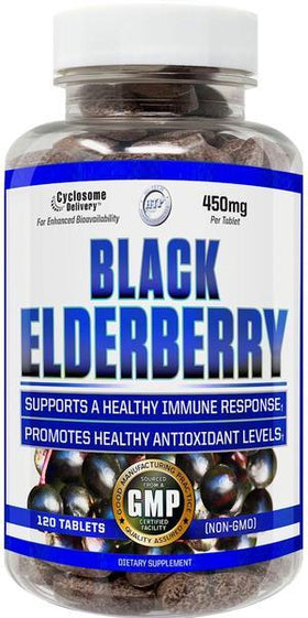 Hi-Tech Pharmaceuticals Black Elderberry Immune Support|Immune Health|Mass For Life|