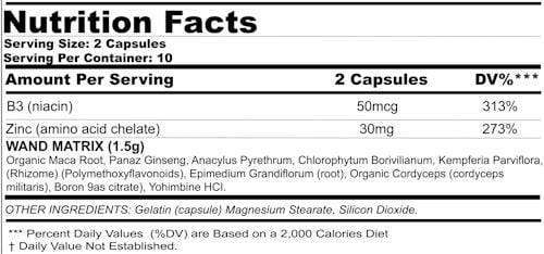 Black Magic Supply Wand Libido Matrix|Test Booster|Mass For Life|