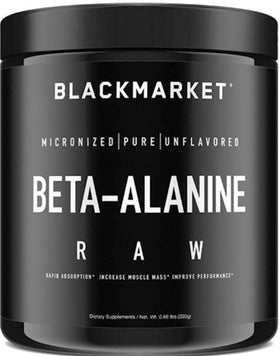 BlackMarket Labs Beta-Alanine Raw 60 servings|beta alanine|Mass For Life|