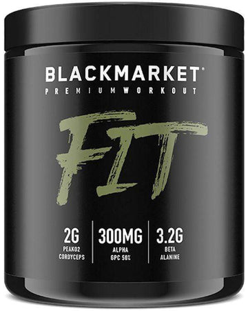 BlackMarket Labs Fit Pre-Workout 30 servings|Creatine|Mass For Life|