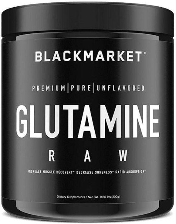 BlackMarket Labs L-Glutamine RAW 60 servings|Glutamine|Mass For Life|