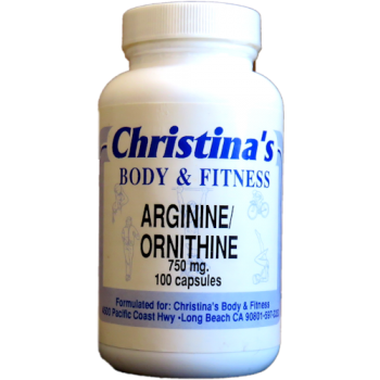 Body and Fitness L-Arginine & Ornithine 100 Capsules|Amino Acids|Mass For Life|