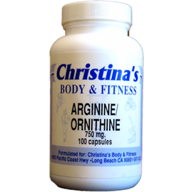 Body and Fitness L-Arginine & Ornithine 100 Capsules|Amino Acids|Mass For Life|