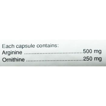 Body and Fitness L-Arginine & Ornithine 100 Capsules|Amino Acids|Mass For Life|