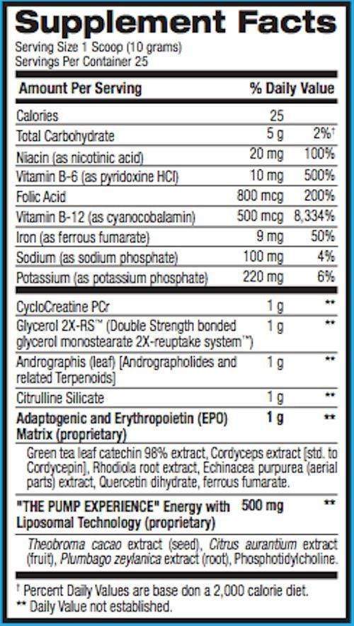 BPI Sports Pump-HD 25 servings|Pre-Workout|Mass For Life|