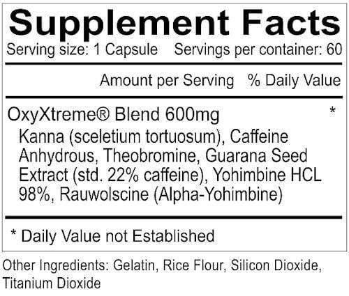 EPG Extreme Performance Group Oxy Xtreme 60 caps.|Fat Burner|Mass For Life|