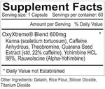 Brand New Energy Appetite Control Brand New Energy Oxy Xtreme 60 caps.