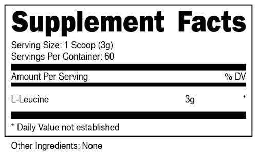 DAS Labs Bucked Up L-Leucine Vegan|L-Leucine|Mass For Life|