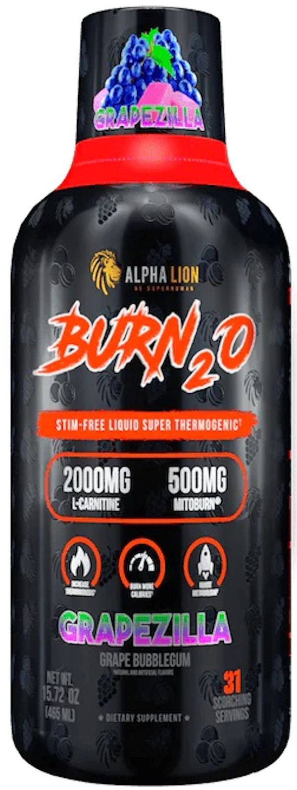 Alpha Lion Burn20 Non-Stim Liquid Fat Burner-2