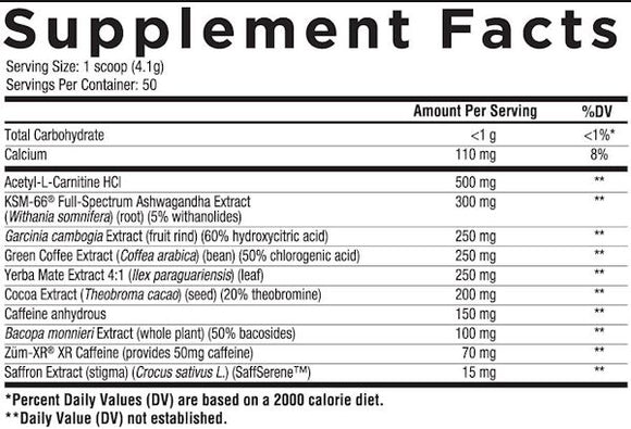 Core Nutritionals Burn Thermogenic Powder 50 Servings|Weight Management|Mass For Life|