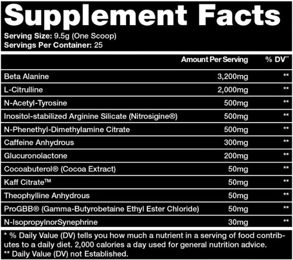 Chaos and Pain Cannibal Riot High-Stim Pre-Workout|Pre-Workout|Mass For Life|