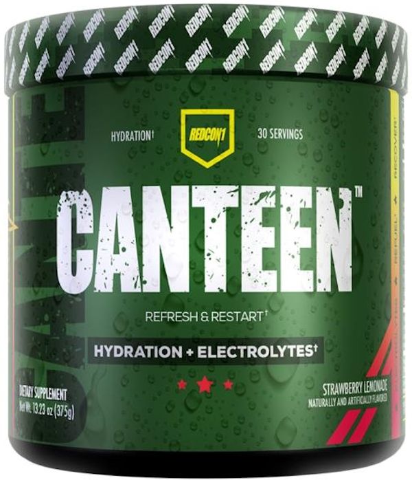 Redcon1 Canteen Pre-Workout Electrolytes Hydration 30 Servings cherry