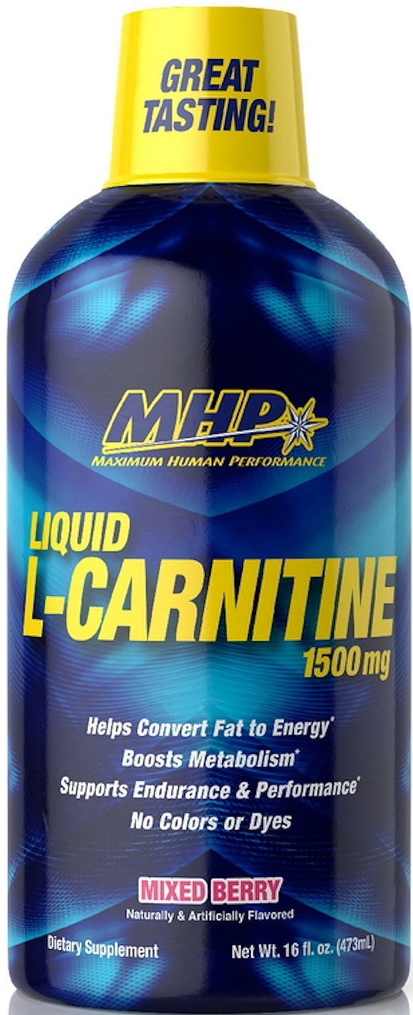 MHP L-Carnitine Liquid 16 oz|Carnitine|Mass For Life|