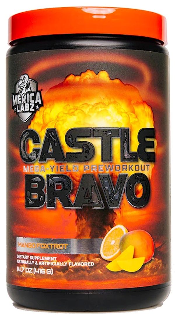 Merica Labz Castle Bravo preworkout size