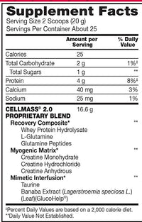 BSN CellMass 2.0 50 servings
