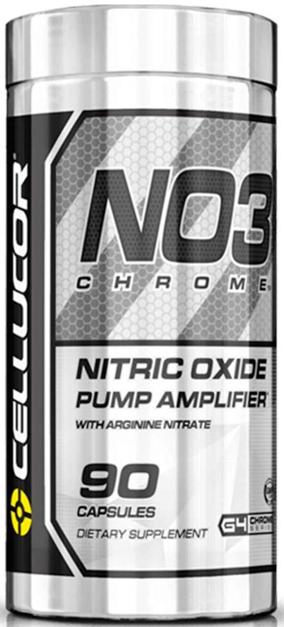 Cellucor NO3 Chrome 90 Caps|Muscle Pumps|Mass For Life|