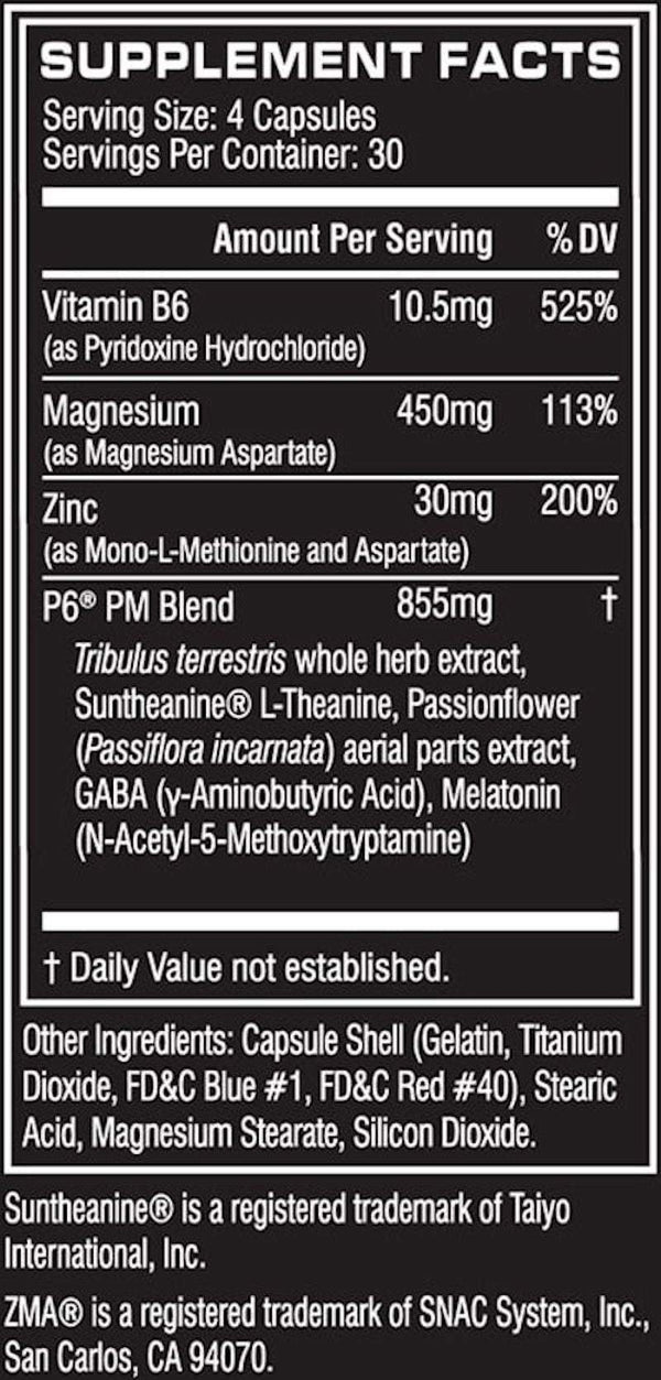 Cellucor tribulus Cellucor P6 PM Night