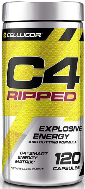 Cellucor C4 Ripped 120 Caps|Weight Management|Mass For Life|