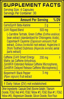 Cellucor C4 Ripped 120 Caps|Weight Management|Mass For Life|