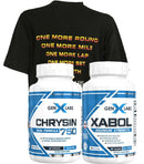 GenXLabs The Best Test Stack X-Abol with Chrysin with FREE T-Shirt|Test Booster|Mass For Life|