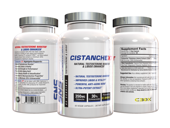 SNS Serious Nutrition Solutions Cistanche XT Test Booster|Test Booster|Mass For Life|