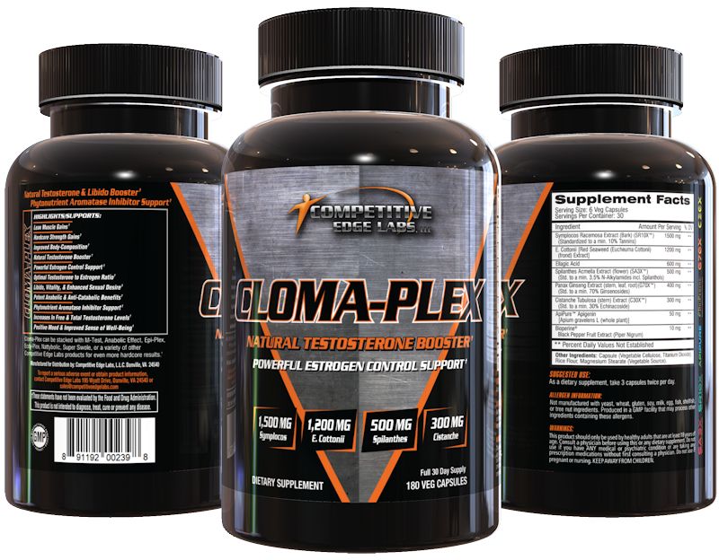 Cloma-Plex Competitive Edge Labs test booster muscle builder