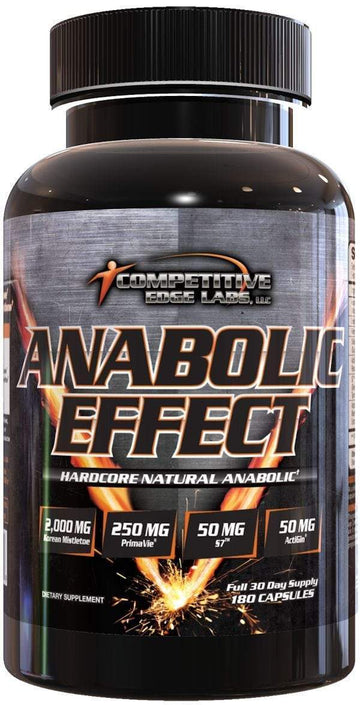 Competitive Edge Labs Anabolic Effect 180 caps|Muscle Pumps|Mass For Life|