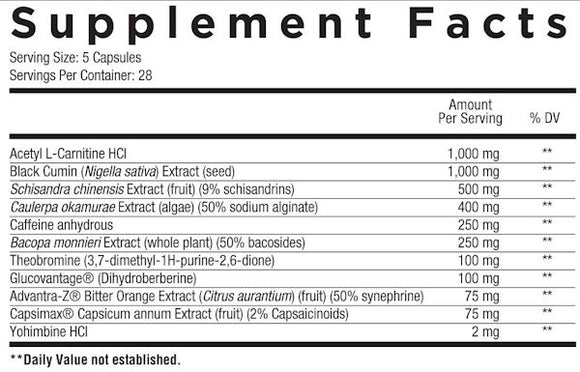 Core Nutritionals Blaze Multi-Stage Thermogenic 140 Veg-Capsules|Fat Burner|Mass For Life|
